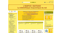 Desktop Screenshot of ledifice-edition.net