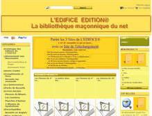 Tablet Screenshot of ledifice-edition.net